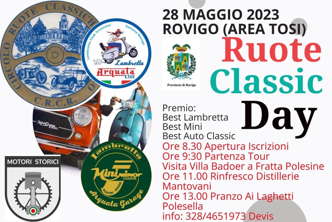 Ruote Classic Day – Domenica 28 Maggio